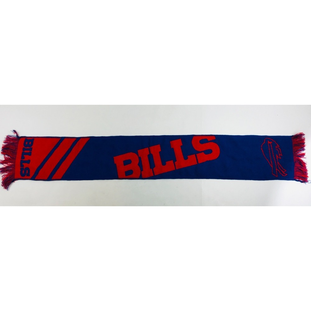 Forever Collectibles Buffalo Bills NFL Football Scarf Frayed